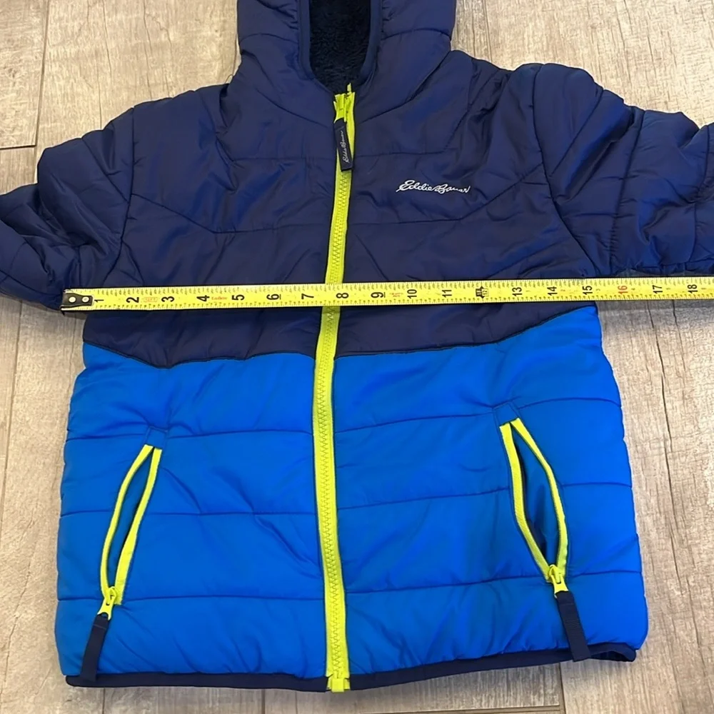 Eddie Bauer Kids Reversible Plush Hoodie Jacket‎ Size 5/6